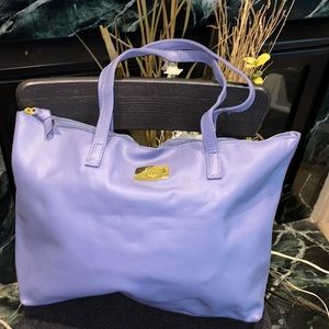 Leather Tote w/ Pouch!